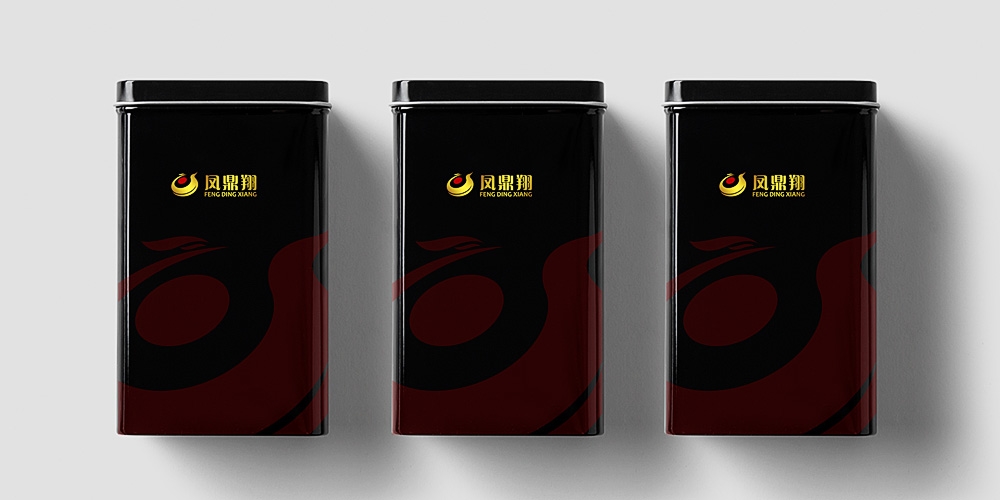 鳳鼎祥茶葉包裝設(shè)計(jì)鐵罐裝_高瑞品牌_北京包裝設(shè)計(jì)